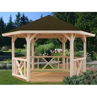 Palmako Pavillon Betty 9,9 m2 Transparent tauchimprägniert