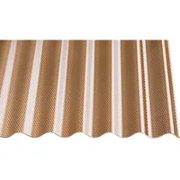 Guttagliss Profilplatte Acryl 76/18 Wabe Bronce 3500 mm x