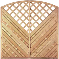 Tetzner & Jentzsch T & J Sichtschutzzaun Maxi-Diagonal-Bogen-Serie mit