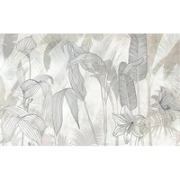 KOMAR Fototapete Linierte Lilien 400 x 250 cm