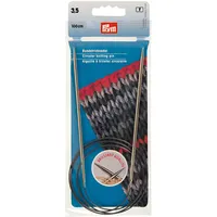 Prym 212136 Rundstricknadeln MS 100 cm 3,50 mm silberfarbig