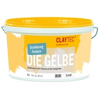 CLAYTEC Grundierung für Lehmfeinputze Die Gelbe fein 5 l