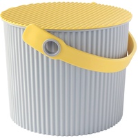 Omnioutil Eimer Mini Grau/Gelb 4l