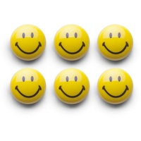 Zeller Present Magnet, Magnet-Set "Smiley", 6-Stk.(11204)