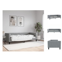 VidaXL Tagesbett Hellgrau 90x200 cm Stoff1842576