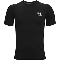 Under Armour HeatGear Armour kurzarm Trainingsshirt Jungen 001 black/white