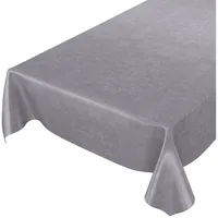 ANRO Tischdecke Wachstuchtischdecke Wachstuch Wachstischdecke Tischdecke Beton Grau Uni
