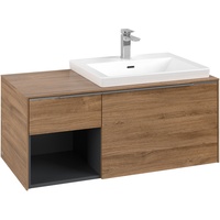 Villeroy & Boch Subway 3.0 Waschtischunterschrank mit Regalelement links