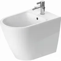 Duravit D-Neo 37x58cm, m HL, ÜL, Hahnlochbank, weiß