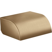 Hansgrohe Axor Universal Circular Toilettenpapierhalter mit Deckel, Wandmontage, brushed
