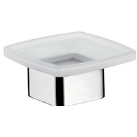 EMCO Loft Seifenhalter 053001601 emco-steel, Kristallglas satiniert, Standmodell
