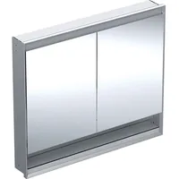 Geberit ONE Spiegelschrank mit ComfortLight, 2 Türen, Unterputzmontage, mit