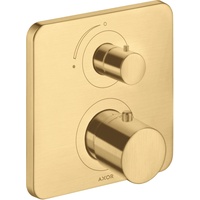 Hansgrohe Axor Citterio M Thermostat mit Absperrventil brushed gold