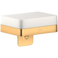 Hansgrohe Axor Universal Softsquare Seifenschale mit Ablage, Glas, brushed