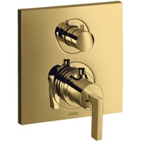 Hansgrohe Axor Citterio Thermostat mit Absperrventil und Hebelgriff polished