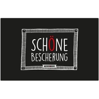 Tacheles Frühstücksbrettchen - Schöne Bescherung in schwarz | Gr.: