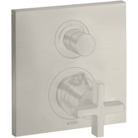 Hansgrohe Axor Citterio Thermostat Unterputz mit Absperrventil Kreuzgriffe, 1