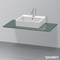 Duravit XSquare Konsole XS060E03838 100x55cm, mit 1 Ausschnitt, Dolomiti