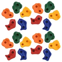 VidaXL Klettersteine 20 Stk. Mehrfarbig PE