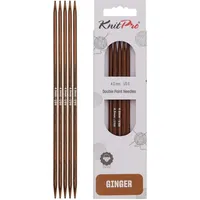 KnitPro Ginger Nadelspiele 6" (15cm) | 4mm