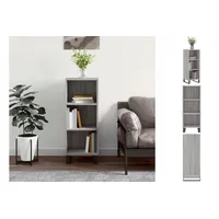 VidaXL Sideboard Grau Sonoma 34,5x32,5x90 cm Holzwerkstoff