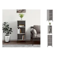 VidaXL Sideboard Grau Sonoma 34,5x32,5x90 cm Holzwerkstoff