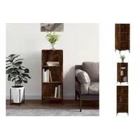 VidaXL Sideboard Räuchereiche 34,5x32,5x90 cm Holzwerkstoff