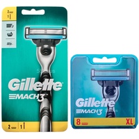 Gillette Mach3 Rasierer + Rasierklingen 14 St.