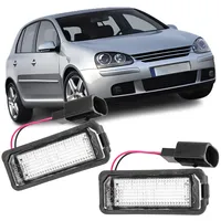LLCTOOLS LED Kennzeichenbeleuchtung für VW Golf 5 6, 7