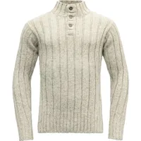 Devold of Norway Devold Nansen Wool Button Neck Grey