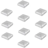 Baumarktplus 10x Pfostenkappe verzinkt 121 mm Pyramide Abdeckkappe für