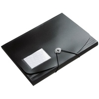 FolderSys Eckspannermappe A4 schwarz,