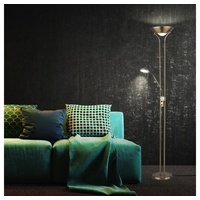 GLOBO LED dimmbar mit Leselampe LED-Stehlampen mit Dimmer, Lesespot
