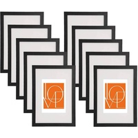 Woltu 10er Set Bilderrahmen Fotorahmen Holzrahmen 15x20 cm, Fotogalerie
