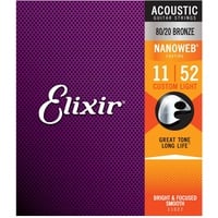 ELIXIR 11027 Akustik 80/20 Nanoweb Custom Light