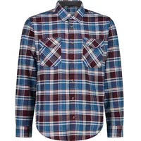 CMP Herren Hemd MAN Shirt burgundy-petrol-antracite 50