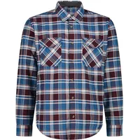 CMP Herren Hemd MAN Shirt burgundy-petrol-antracite 54
