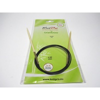 KnitPro Bambus Rundstricknadeln 40" (100) I 4mm