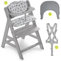 Hauck Hauck, Hochstuhl, Alpha Plus Grau - im Sparset