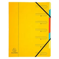 Exacompta 54079E Sammelmappe Karton Gelb