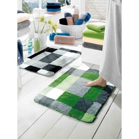 KLEINE WOLKE Badteppich EDGE Braun 90 x 60 cm