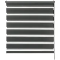 Schöner Wohnen Doppelrollo Tilda 100 x 150 cm grau