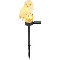 GLOBO Solarleuchte Kunststoff schwarz, Led