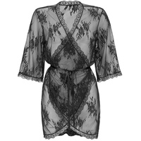 LASCANA Kimono Damen schwarz Gr.48/50