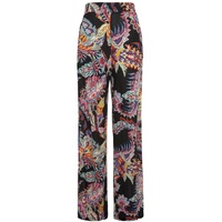Buffalo Palazzohose Damen schwarz-bunt bedruckt Gr.44