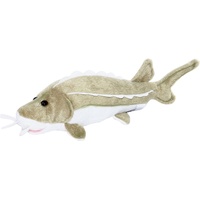 Bauer Spielwaren 14054 - Blickfänger Plüschtier Stör (grün, 25cm)