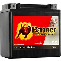 Banner Bike Bull AGM 512 14 Motorradbatterie YTX14-BS