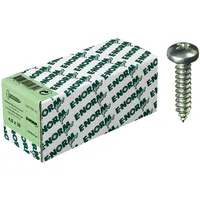 E-NORMpro Linsen-Blechschraube DIN 7981-C-H Edelstahl A2 3,9x 25