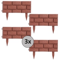 Hti-Living Beeteinfassung Steinmauer Terracotta Nessa