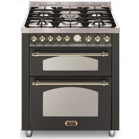 Lofra DOLCEVITA 70 RNMUD76MFTE/Ci Doppel-Elektroherd mit Gas-Kochfeld messing finish
